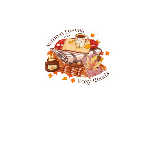 Autumn Leaves & Cozy Reads Kiss-Cut Vinyl Decals
