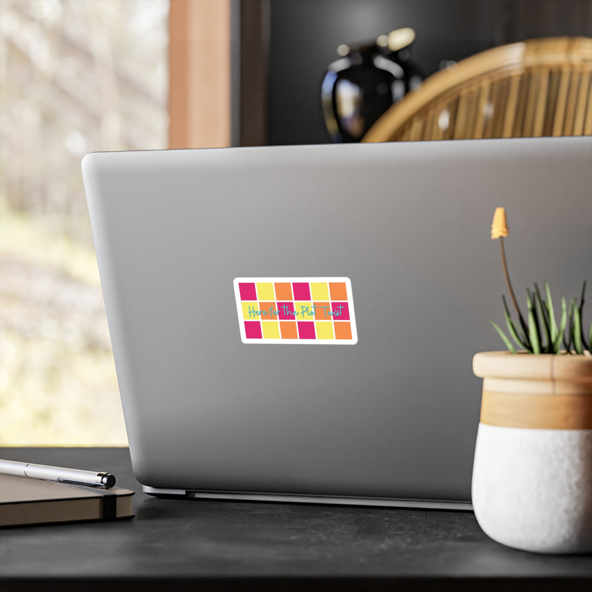 Here for the Plot Twist - Bookish Villa Inspired Kiss-Cut Vinyl Decal