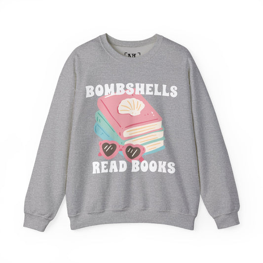 Bombshells Read Books - Bookish Villa Inspired Sweatshirt (White Text)