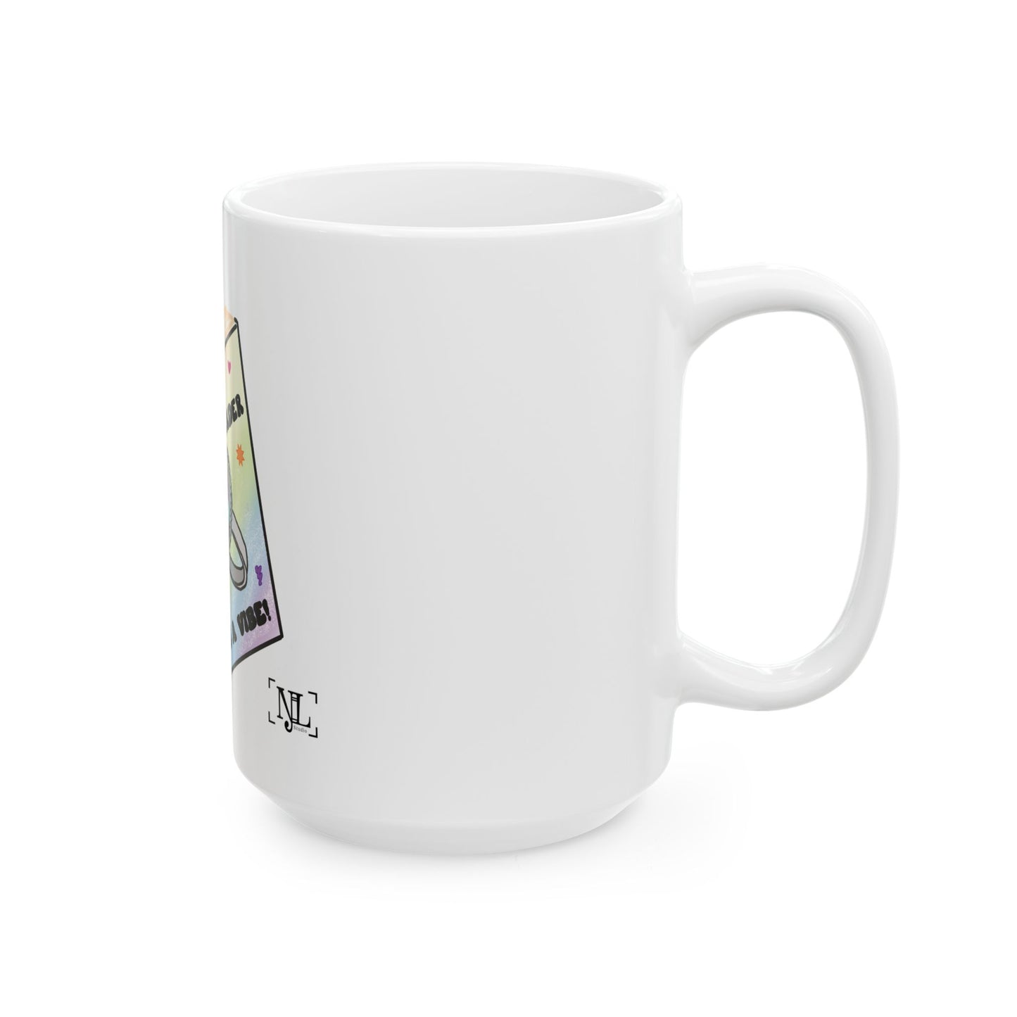 Mood Reader It's a Vibe Mug — Bookish Ceramic Coffee Cup (11oz/15oz)