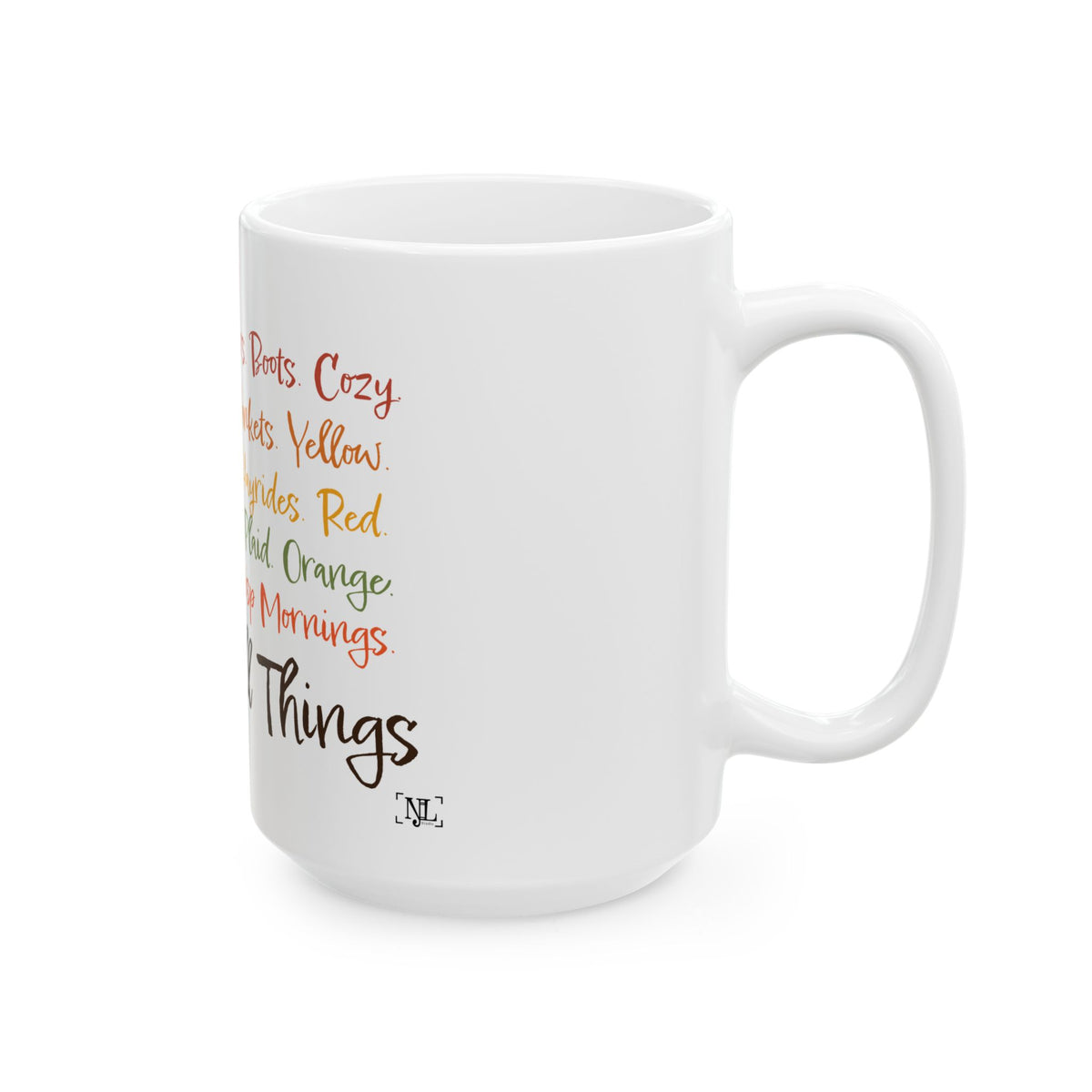 All The Fall Things Ceramic Mug,