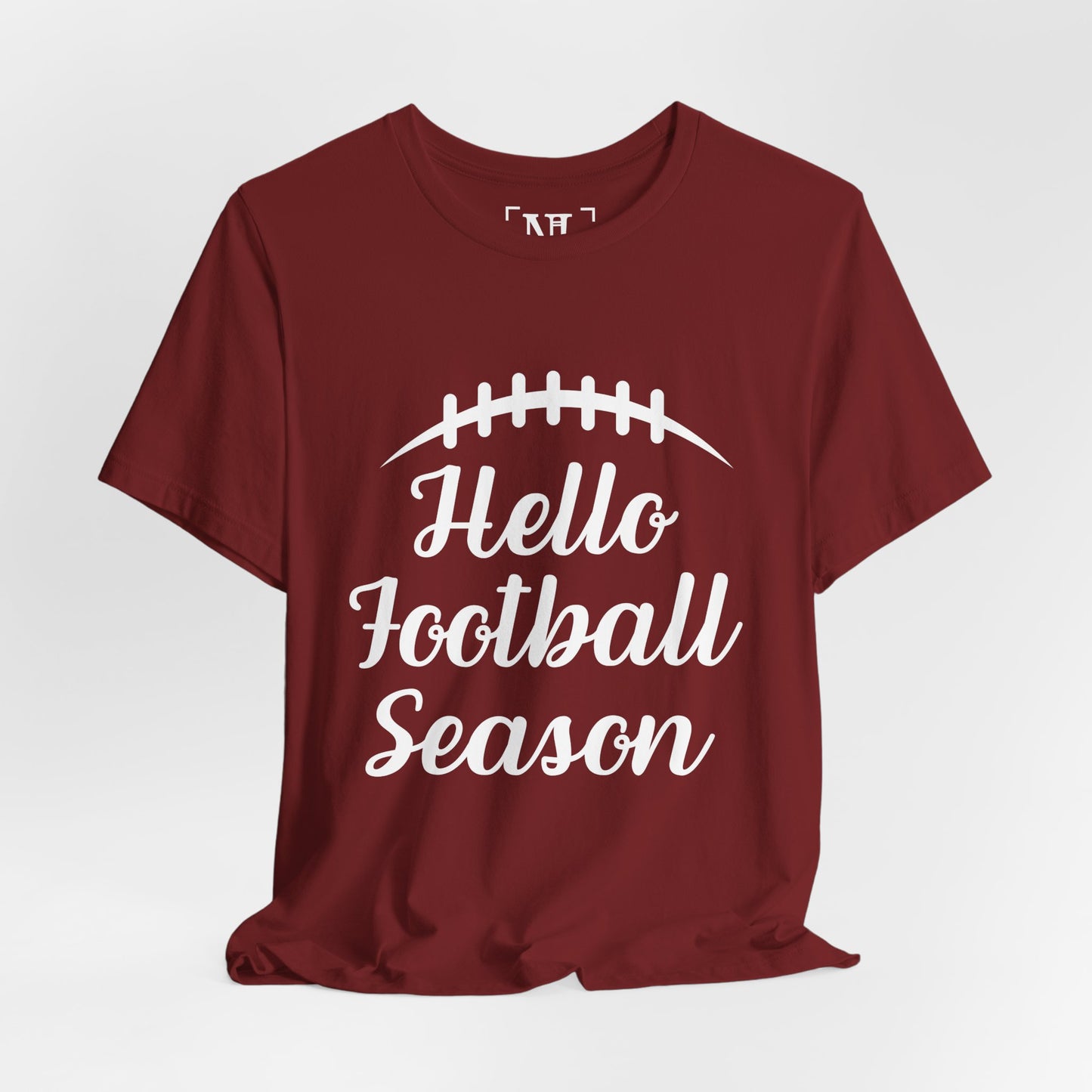 Hello Football Season - Graphic Tee (White Text)