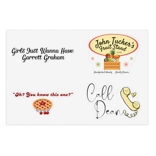 The Hockey Romance Collection Sticker Sheet