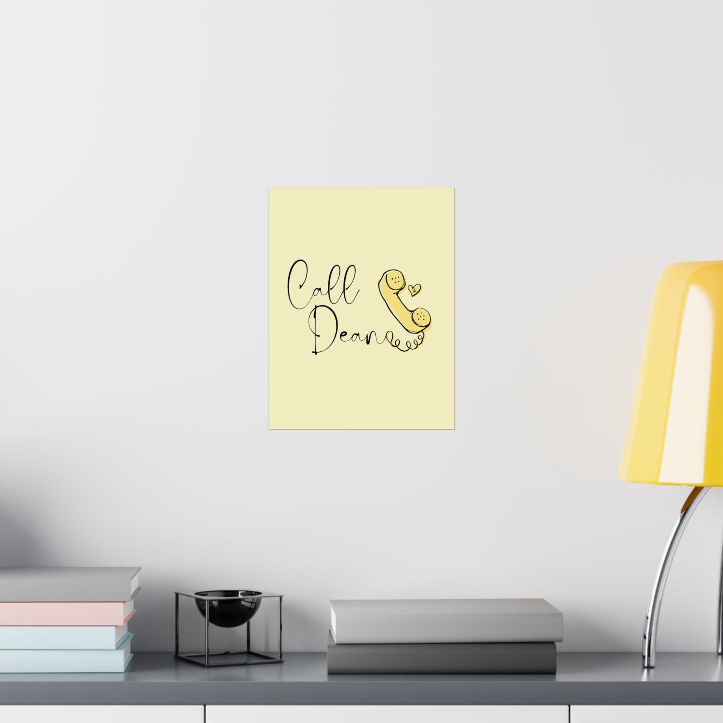 Call Dean - Hockey Romance Inspired Wall Art