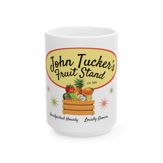 John Tucker's Fruit Stand - Hockey Romance Inspired Ceramic Mug