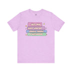 Book Lover Tee — "Just One More Chapter Unless There’s A Cliffhanger" Pastel Graphic
