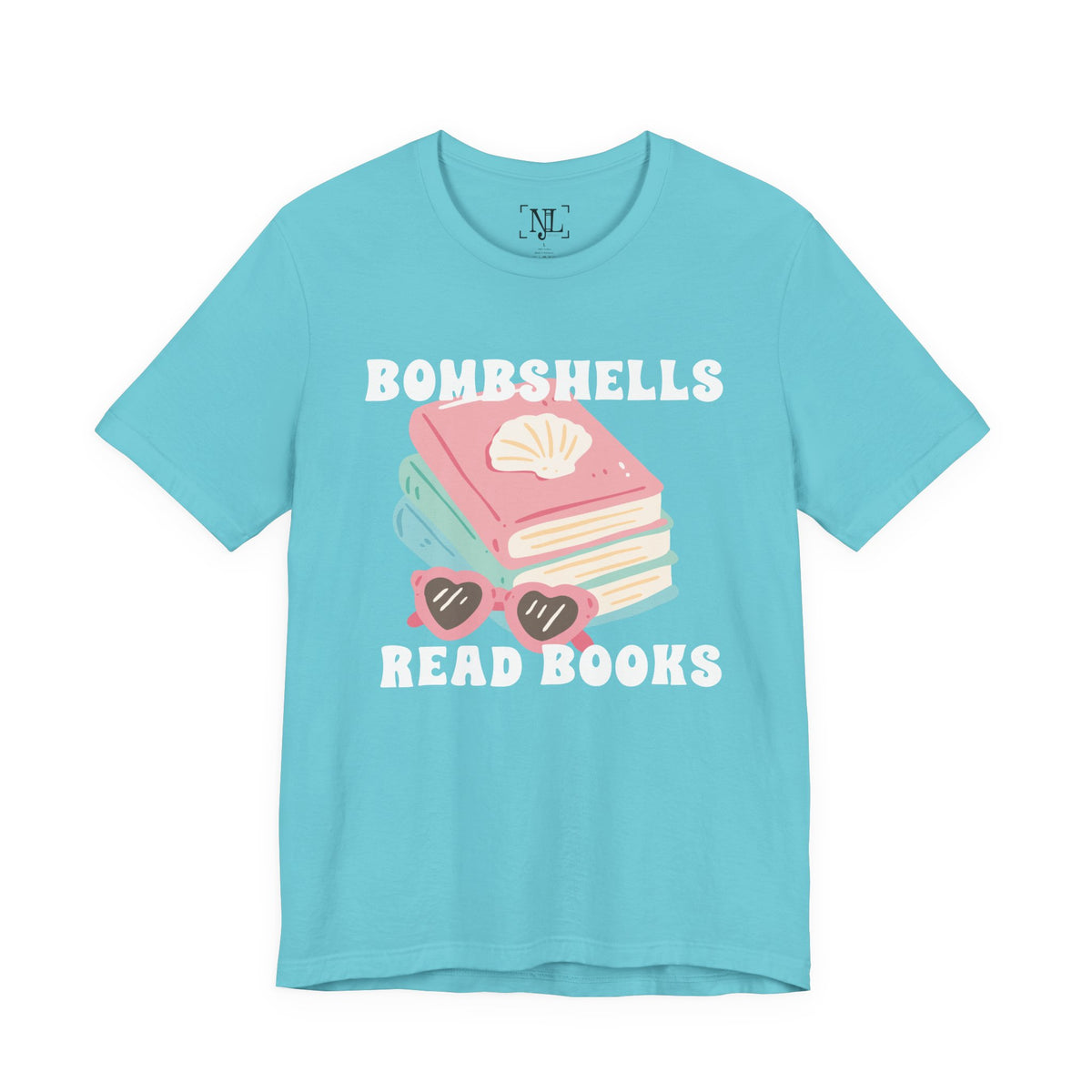Bombshells Read Books - Bookish Villa Inspired Tee (White Text)