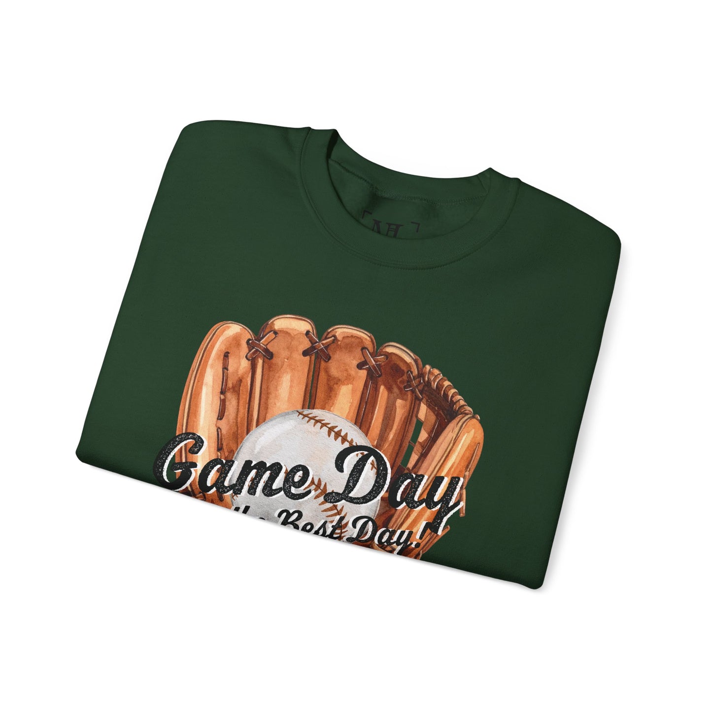 Game Day Baseball Sweatshirt — "Game Day is the Best Day" Crewneck