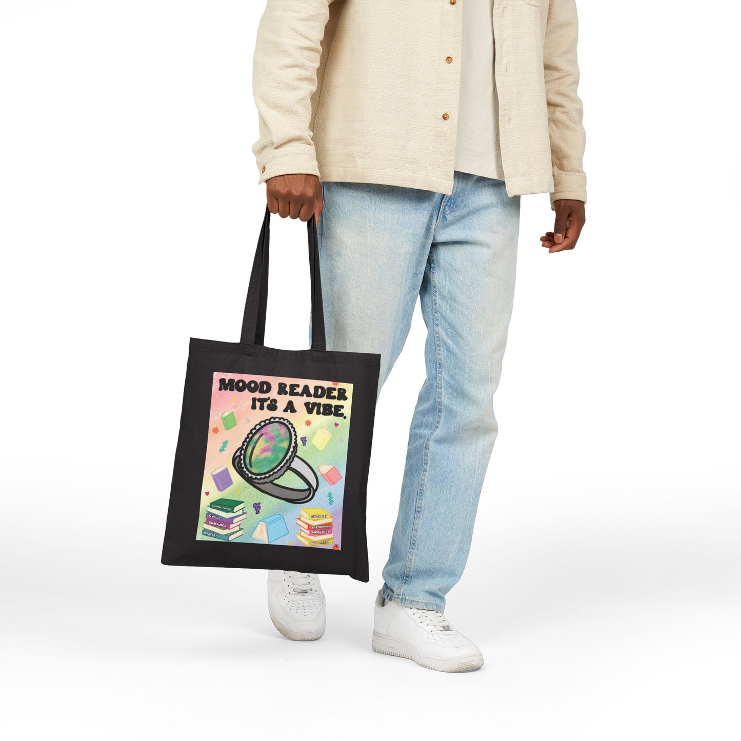 Mood Reader It’s a Vibe - Bookish Tote Bag (with Genres)