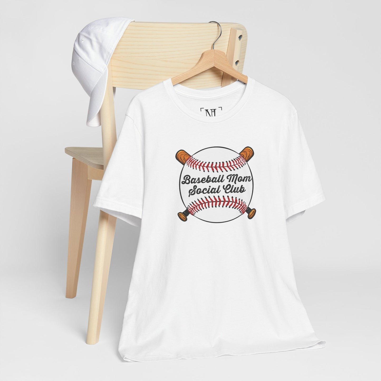 Baseball Mom Social Club Tee — Women’s Baseball Mom T-Shirt