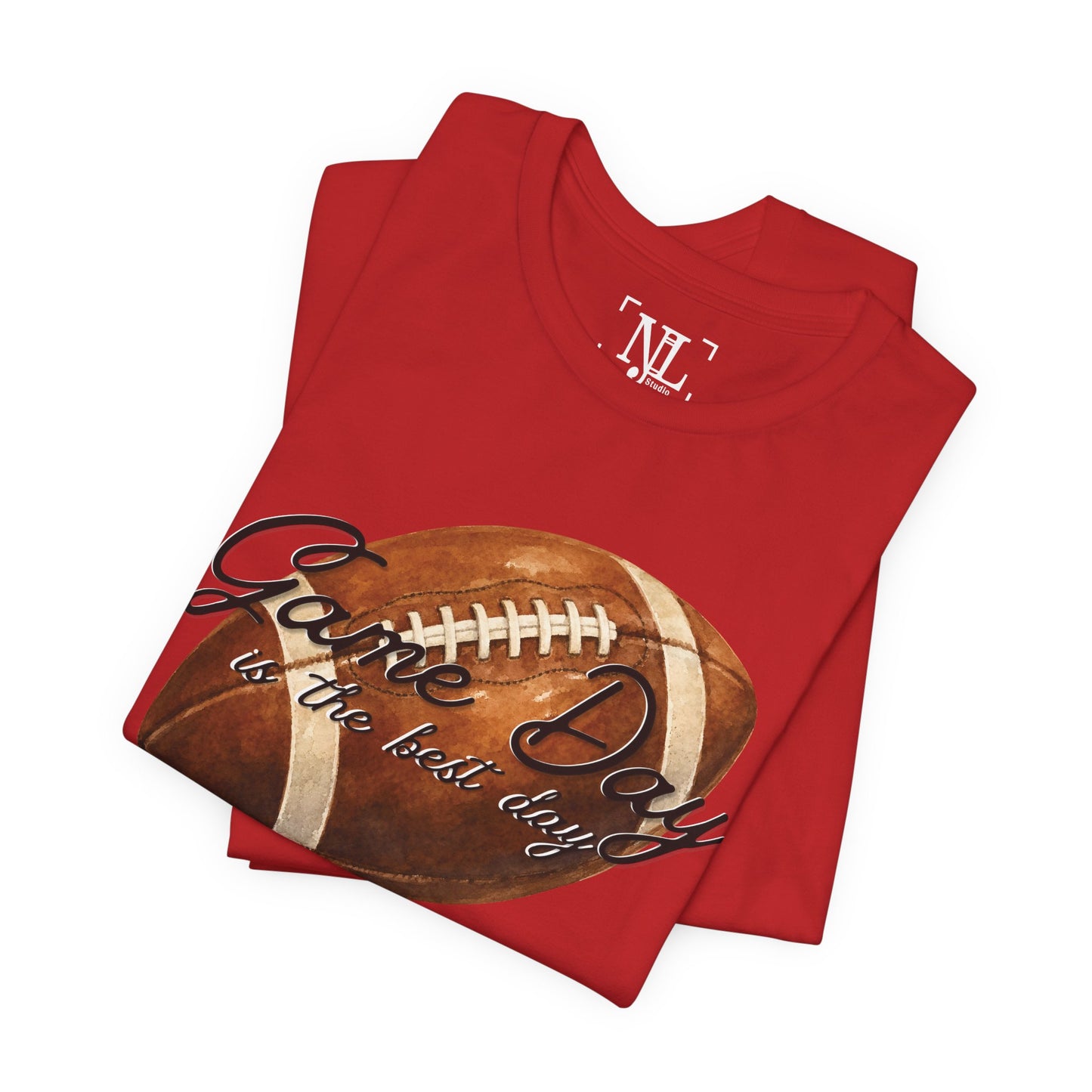 Game Day Football Tee — "Game Day is the best day" Vintage Football Shirt
