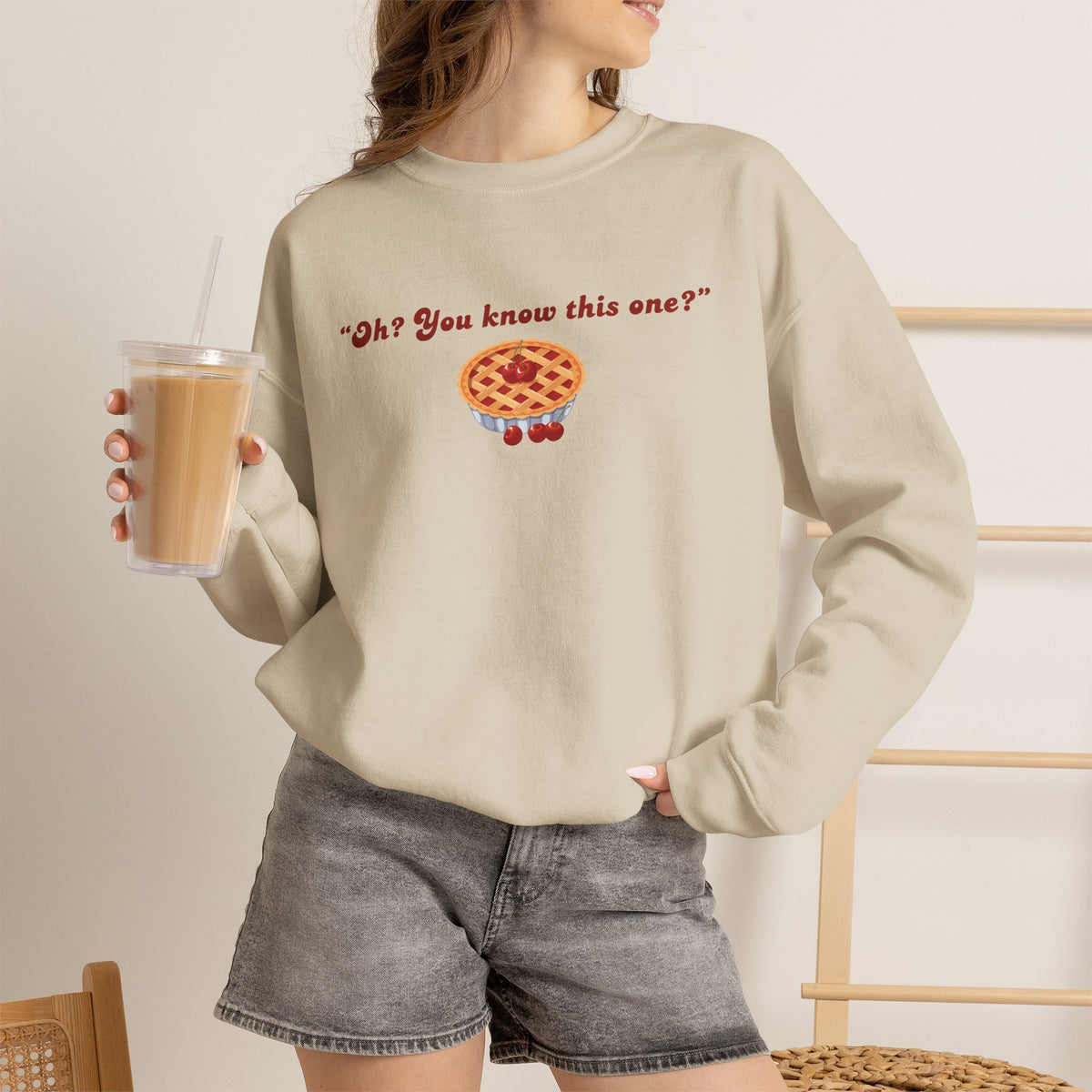 Oh? You know this one? Cherry Pie - Hockey Romance Inspired Sweatshirt