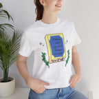 Book Lover's Short Sleeve Tee — “I like to read very much. Perhaps too much.” Graphic