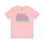 Book Lover Tee — "Just One More Chapter Unless There’s A Cliffhanger" Pastel Graphic