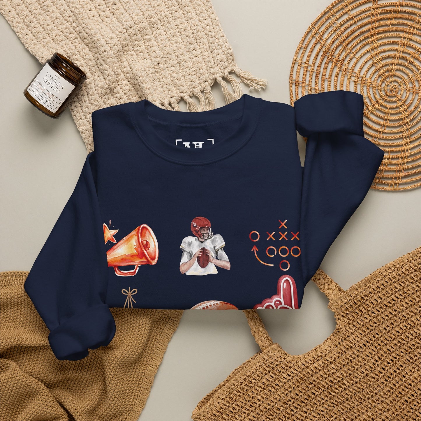 Vintage Football Icons - Graphic Sweatshirt