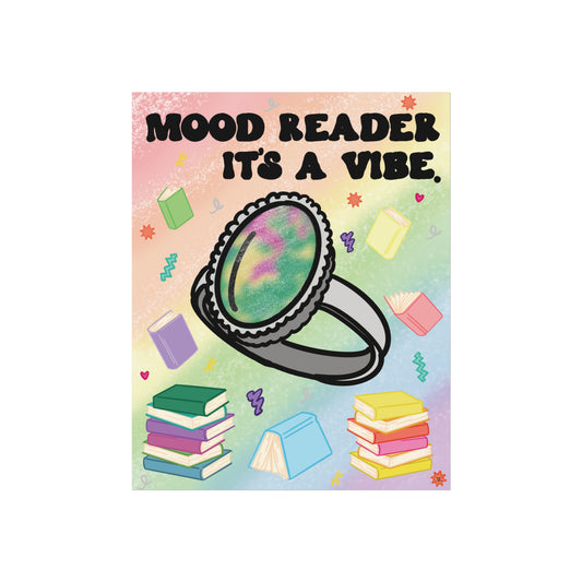Mood Reader It's a Vibe - Bookish Wall Art (without Genres)