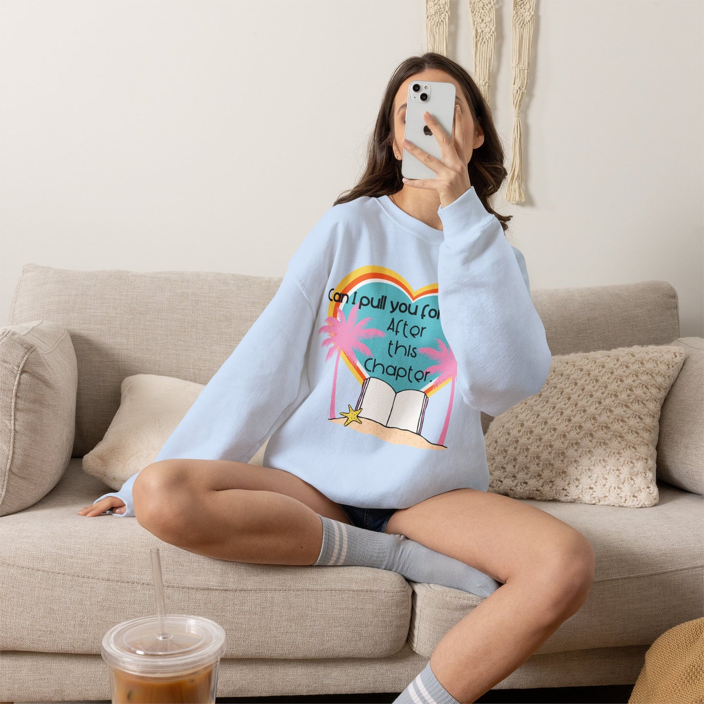 Can I Pull You for a Chat? - Bookish Villa Inspired Crewneck Sweatshirt