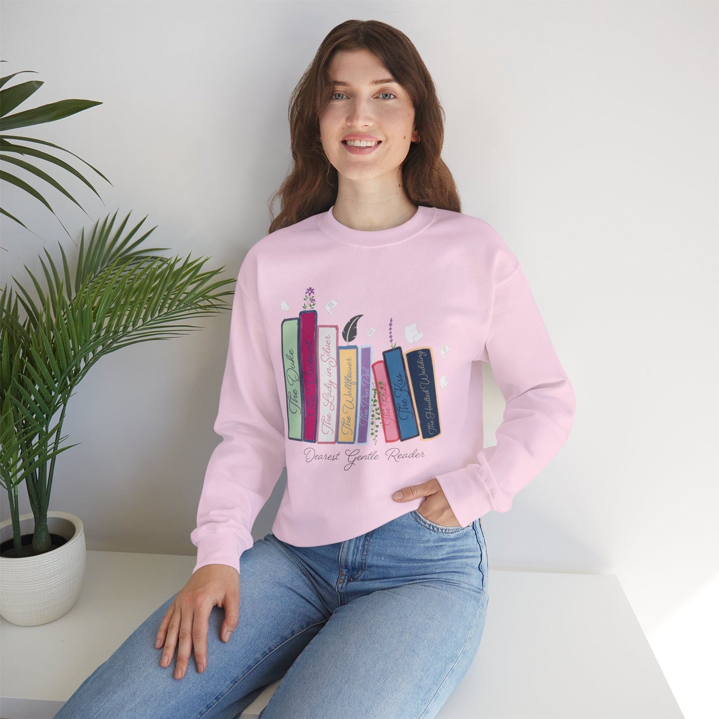 Dearest Gentle Reader Book Stack - Regency Romance Inspired Sweatshirt