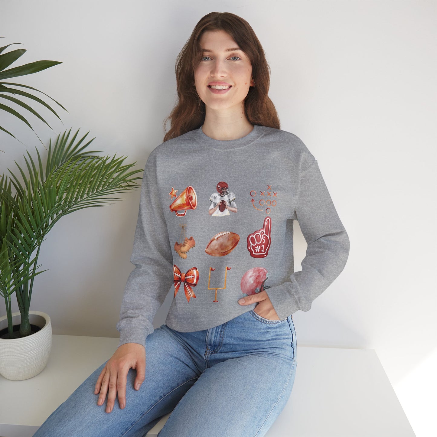 Vintage Football Icons - Graphic Sweatshirt