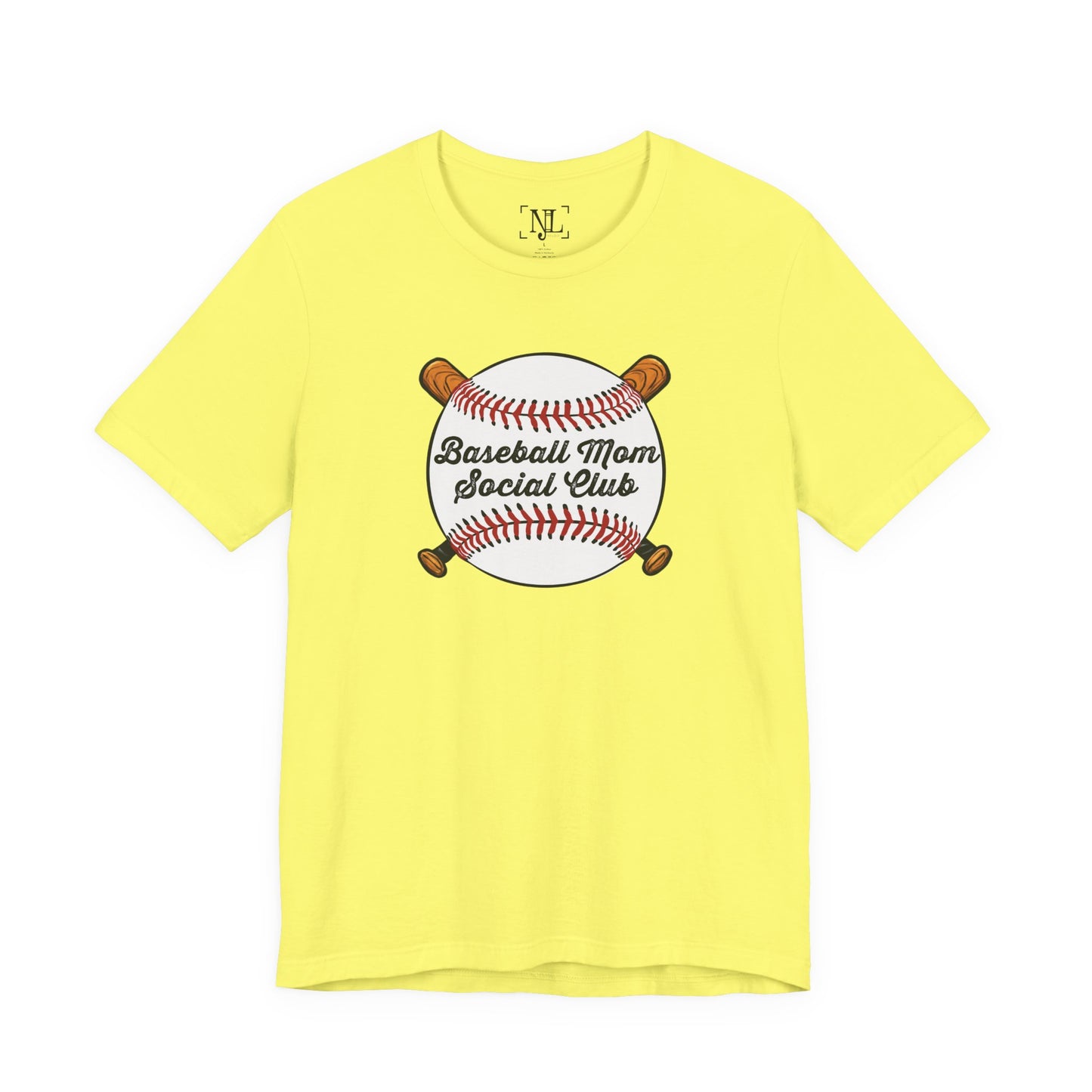 Baseball Mom Social Club Tee — Women’s Baseball Mom T-Shirt