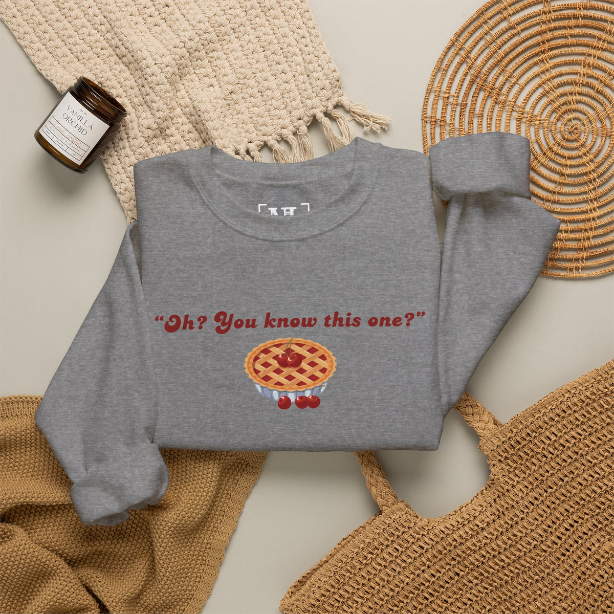 Oh? You know this one? Cherry Pie - Hockey Romance Inspired Sweatshirt