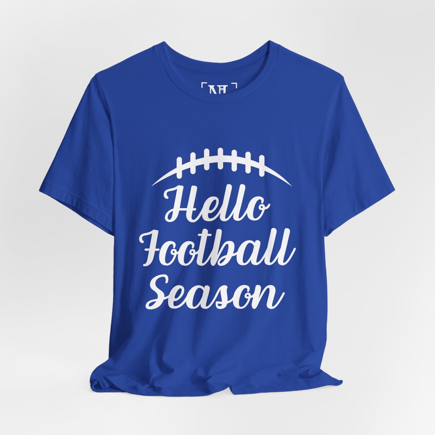 Hello Football Season - Graphic Tee (White Text)
