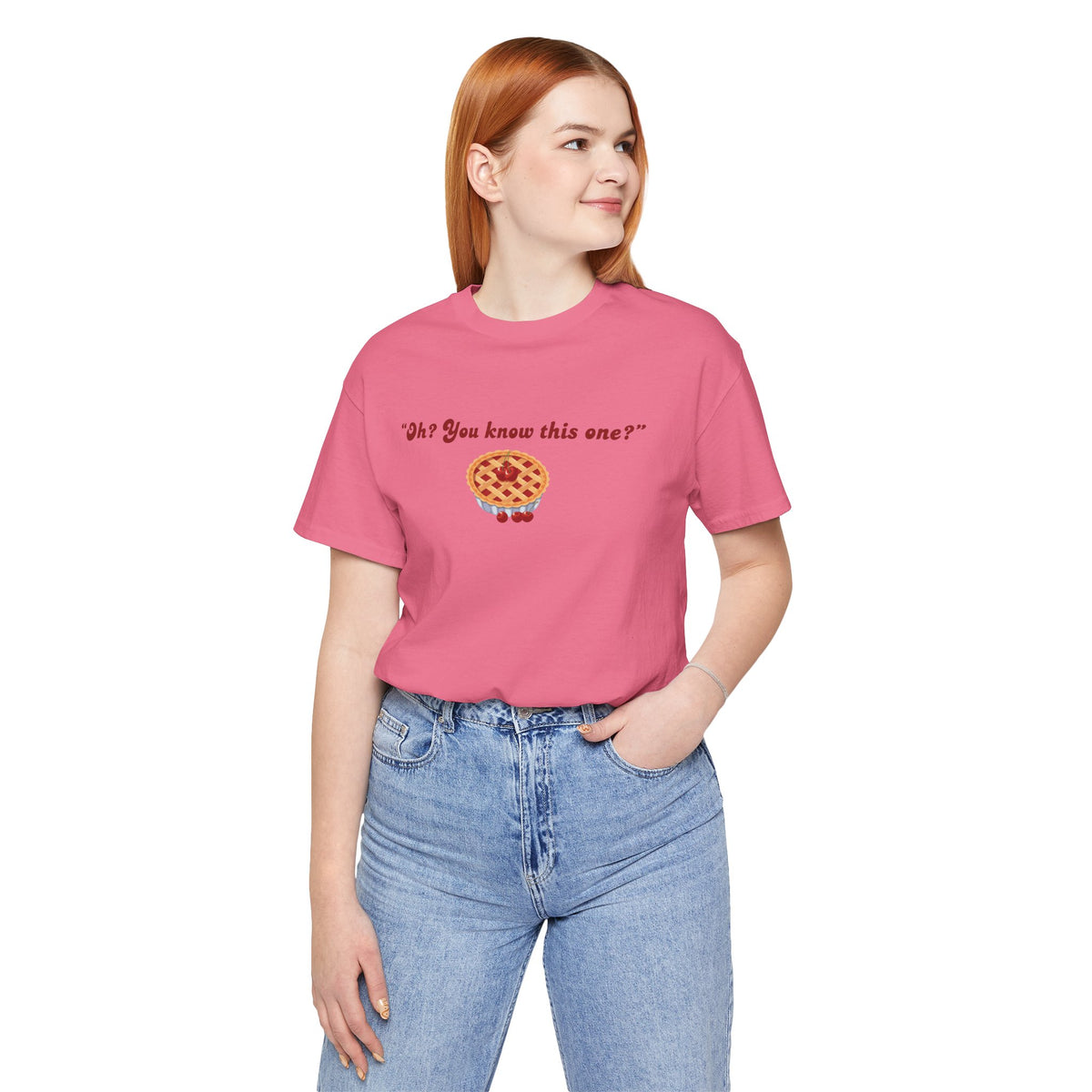 "Oh? You know this one?" Cherry Pie - Hockey Romance Inspired Tee