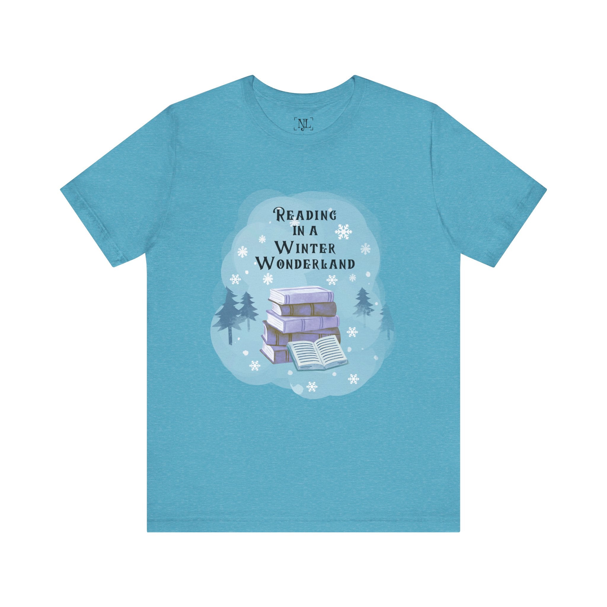Reading in a Winter Wonderland Short Sleeve Tee