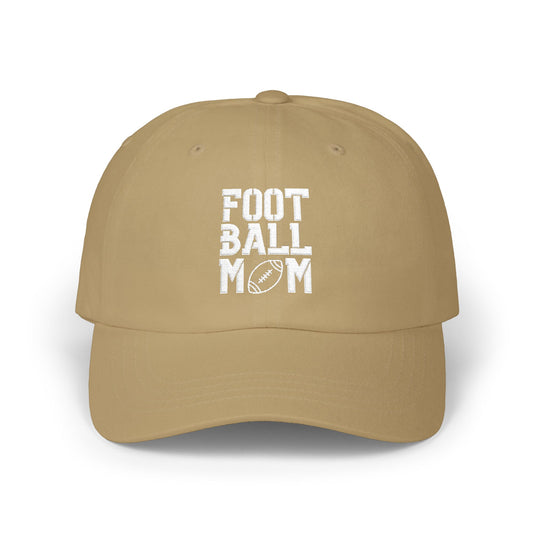 Football Mom  — Hat (White Text)