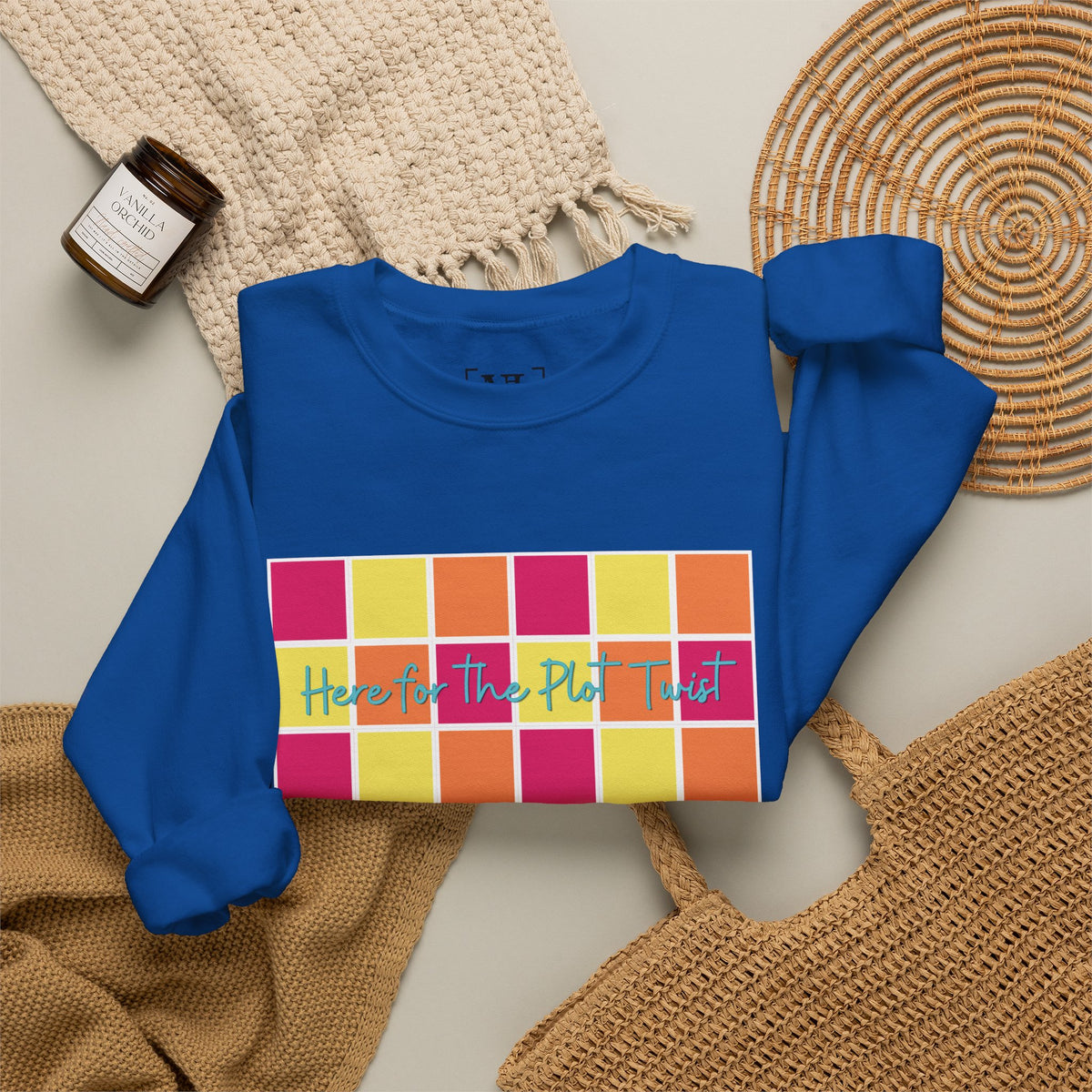 Here for the Plot Twist - Bookish Villa Inspired Sweatshirt