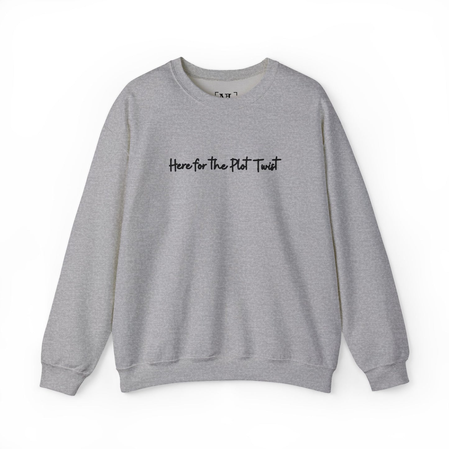 Here for the Plot Twist - Bookish Villa Inspired Embroidered Sweatshirt