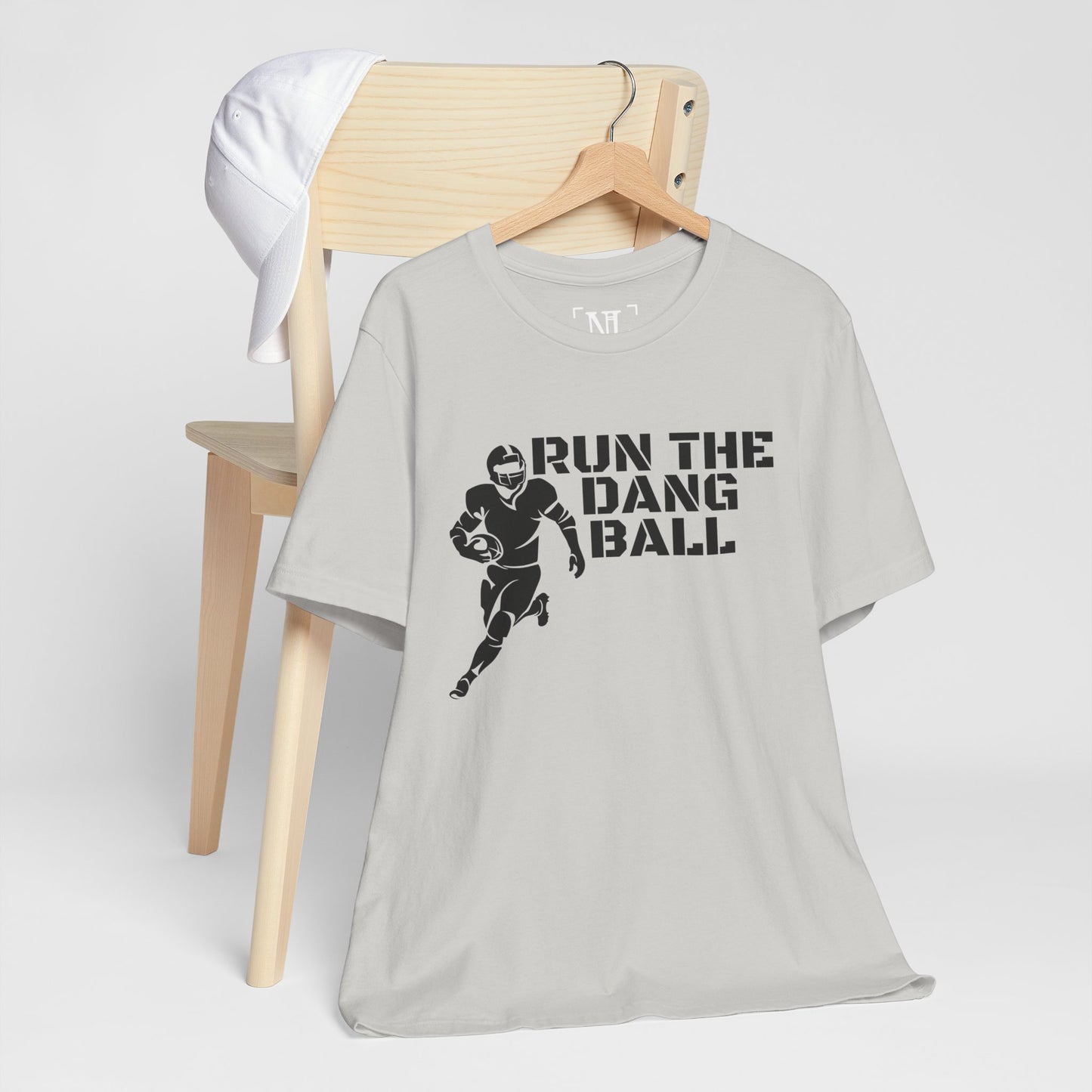 Run the Dang Ball T-Shirt — Football Player Graphic Tee