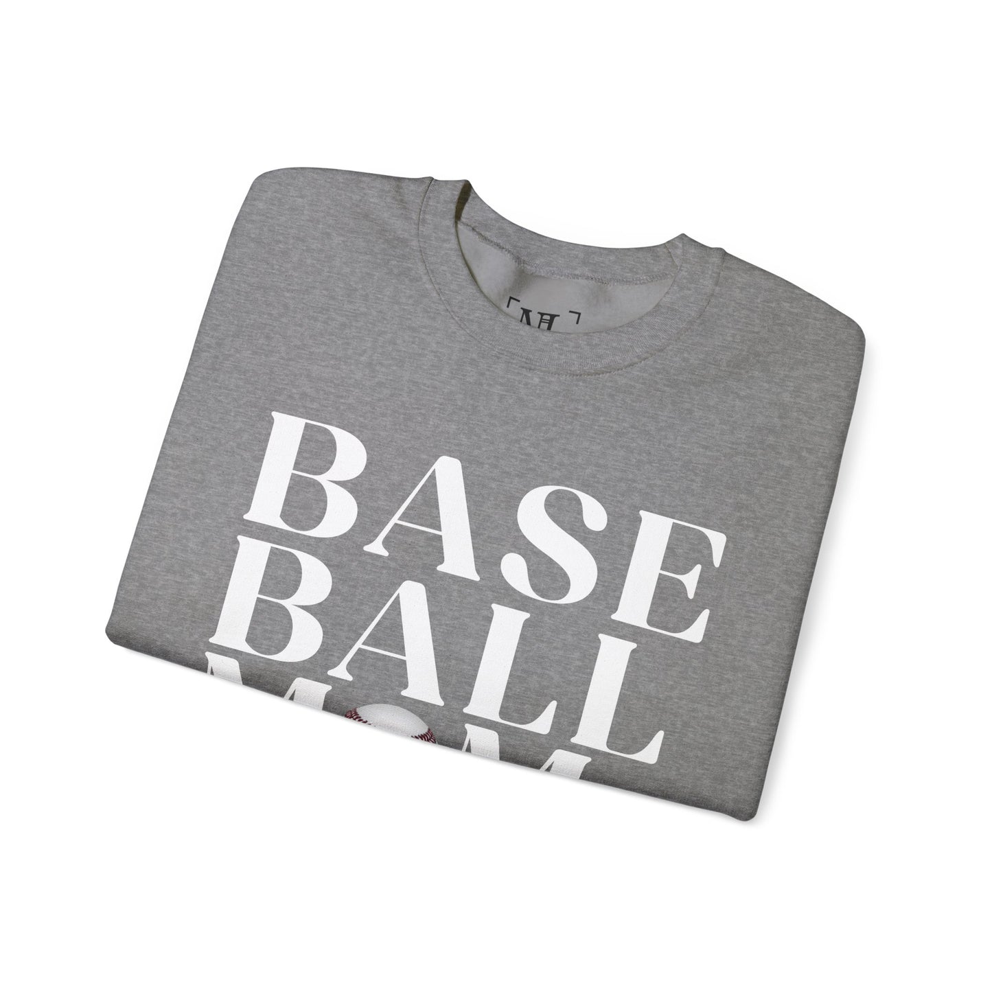 Baseball Mom Crewneck Sweatshirt - Baseball Graphic Pullover for Moms