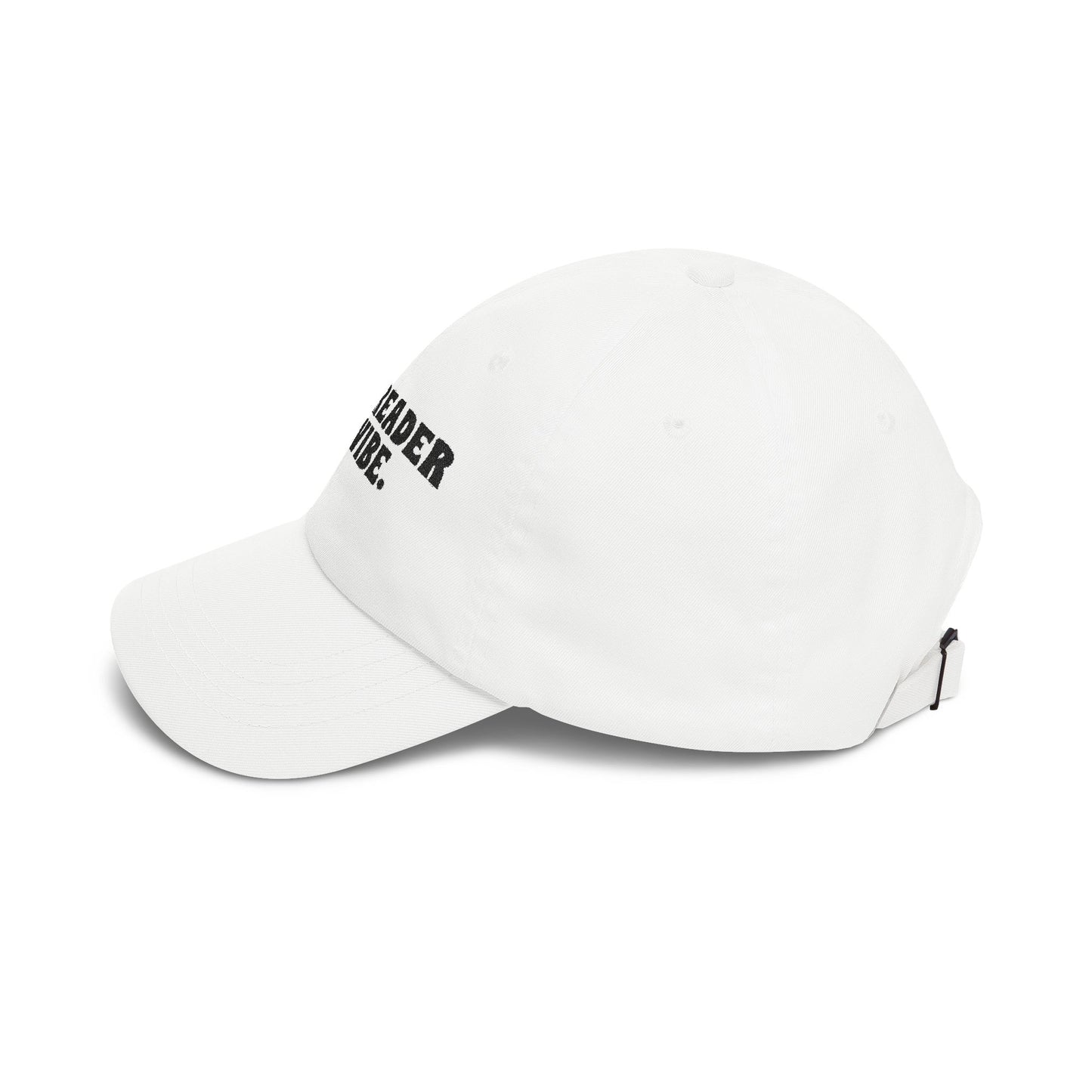 "Mood Reader It's a Vibe"- Embroidered Literary Dad Cap (Black Text)