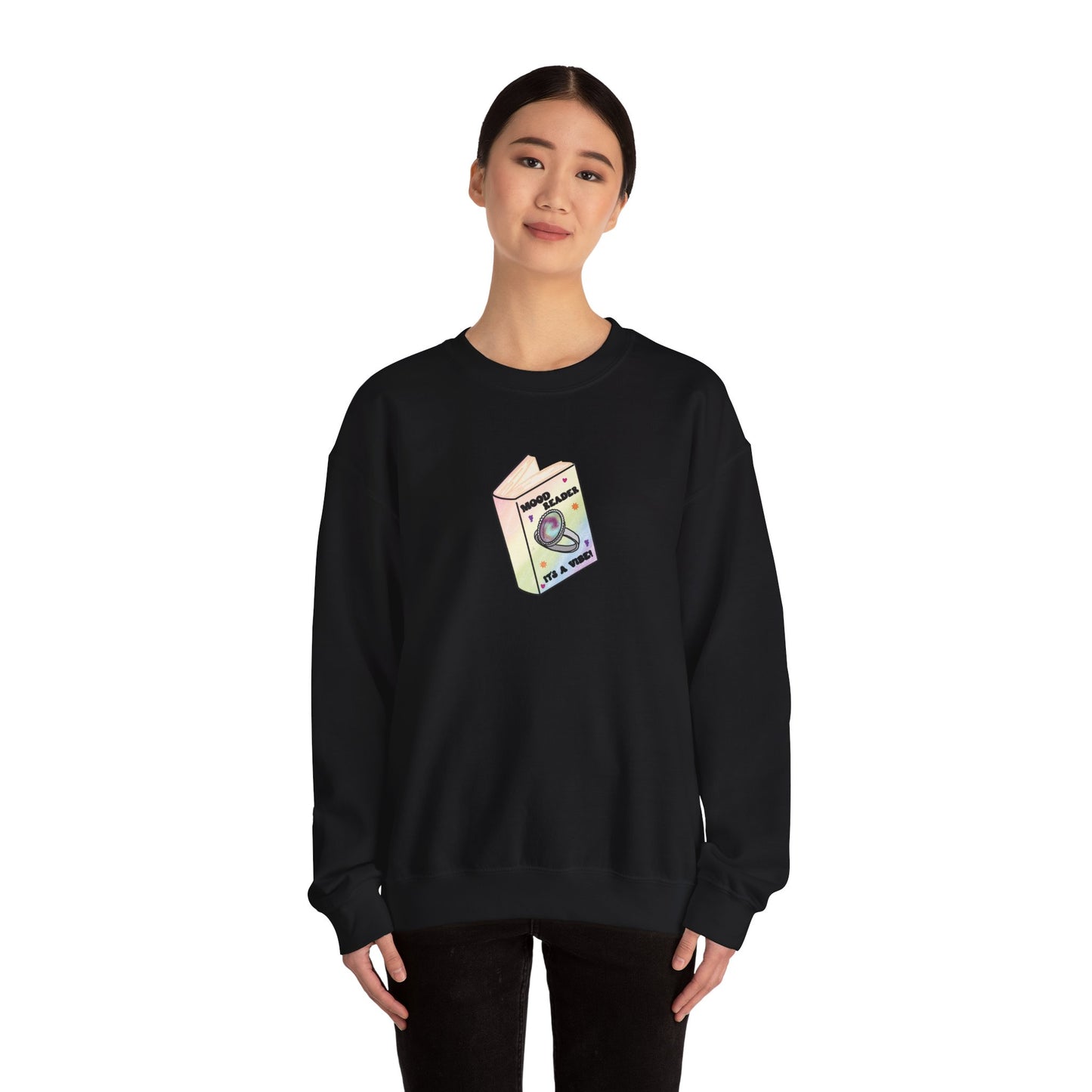 Mood Reader It's a Vibe - Cozy Heavyweight Bookish Crewneck Sweatshirt
