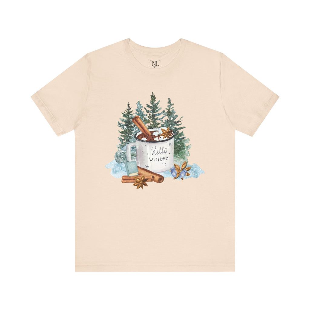 Hello Winter Mug Short Sleeve Tee