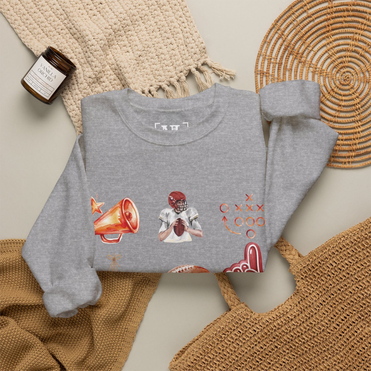 Vintage Football Icons - Graphic Sweatshirt