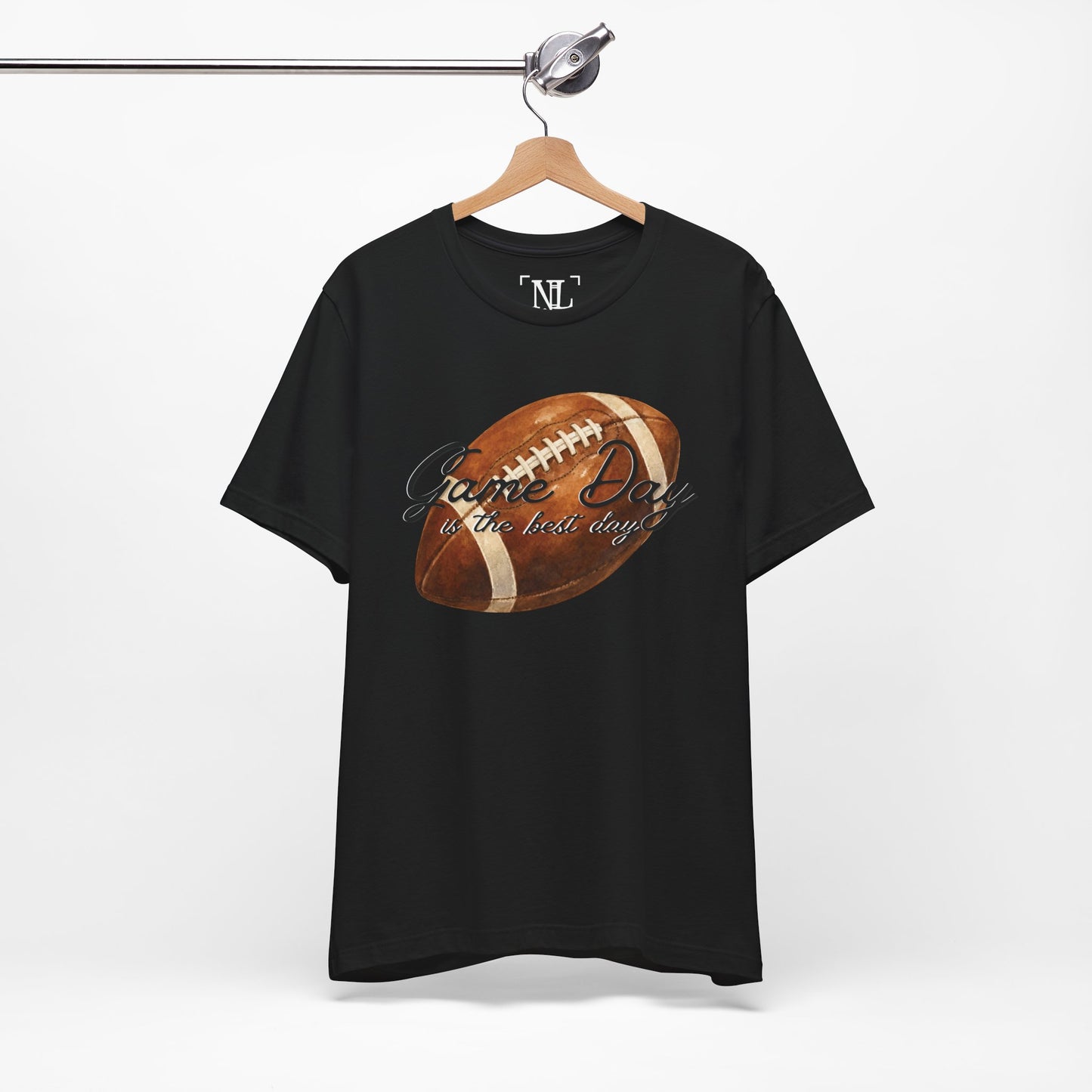 Game Day Football Tee — "Game Day is the best day" Vintage Football Shirt