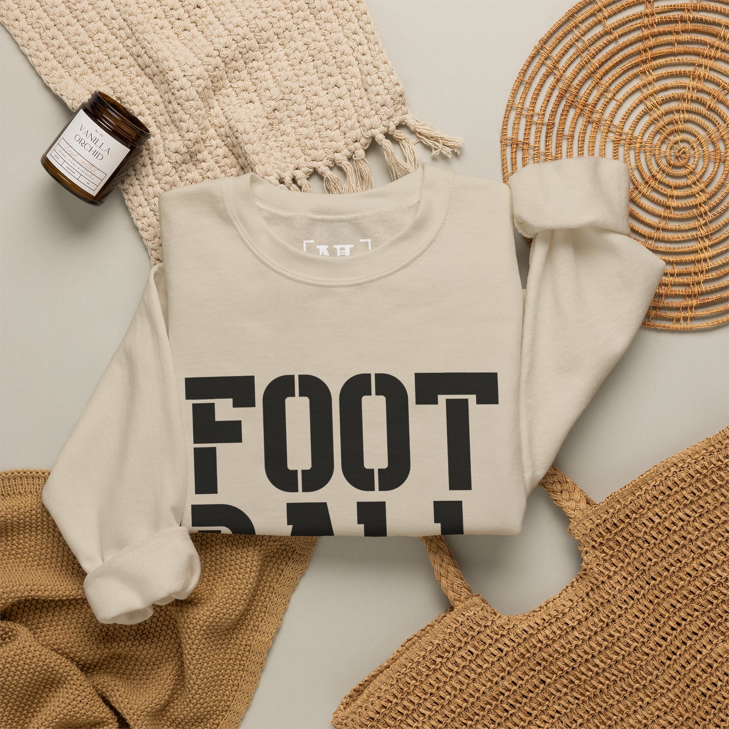 Football Mom Crewneck Sweatshirt