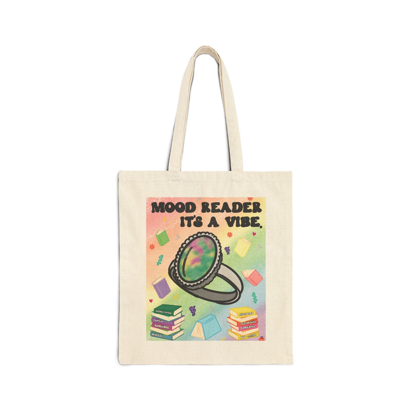 Mood Reader It’s a Vibe - Bookish Tote Bag (with Genres)