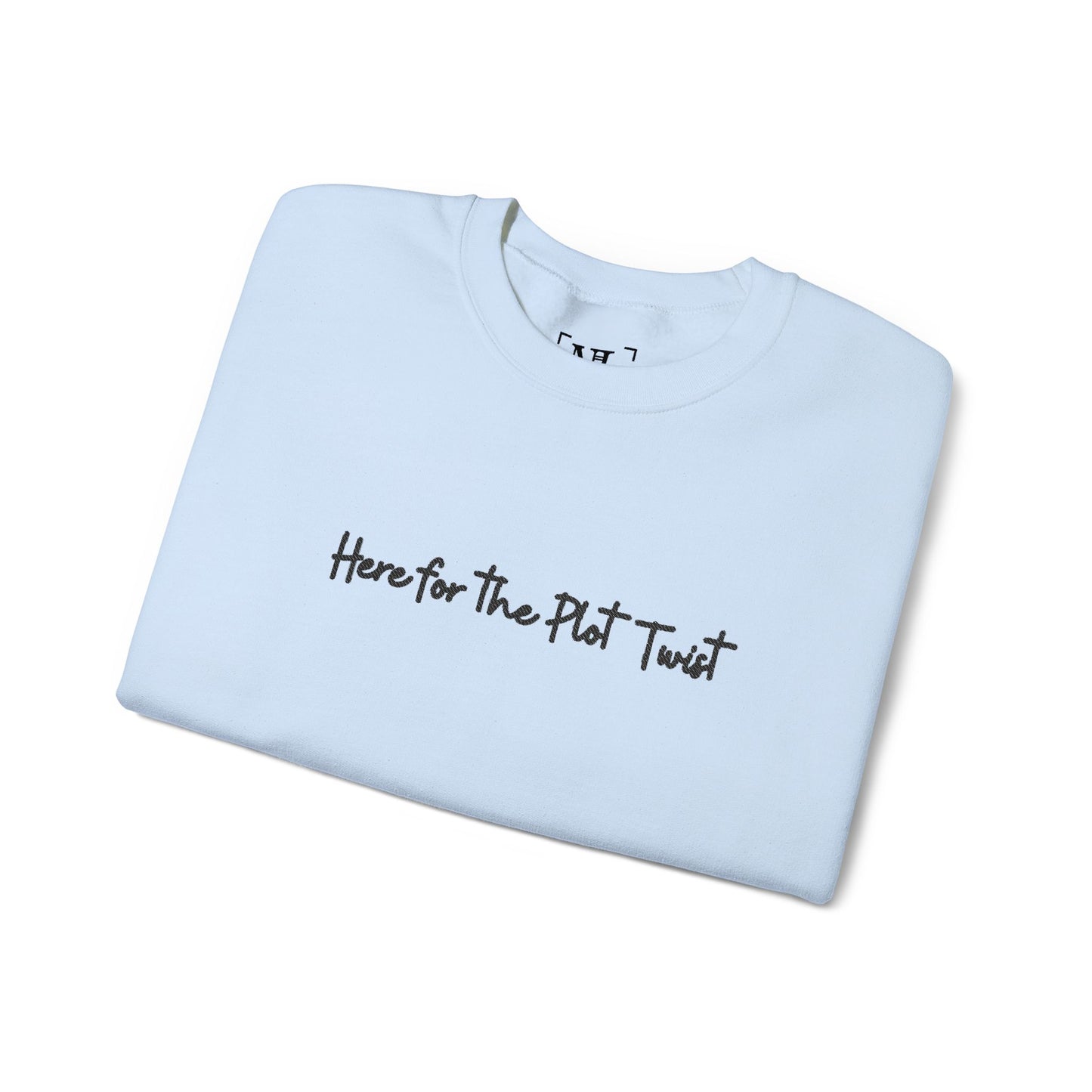 Here for the Plot Twist - Bookish Villa Inspired Embroidered Sweatshirt