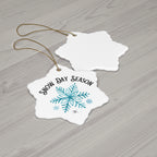 Snow Day Season - Ceramic Ornament