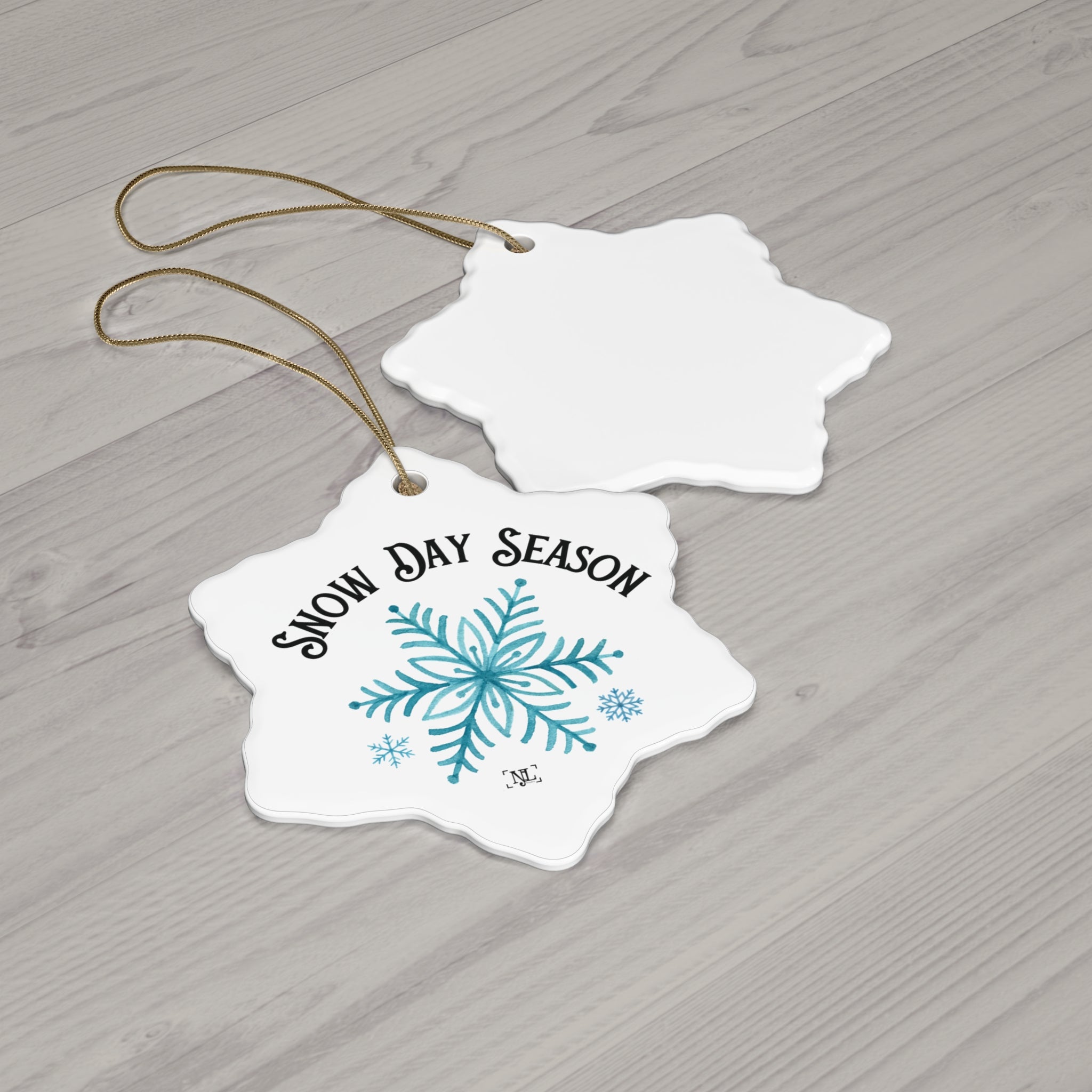 Snow Day Season - Ceramic Ornament