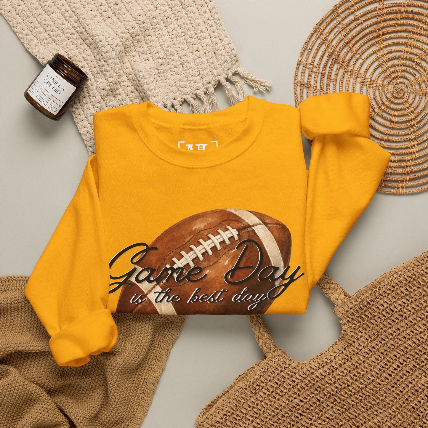 Game Day Is The Best Day Football Crewneck Sweatshirt