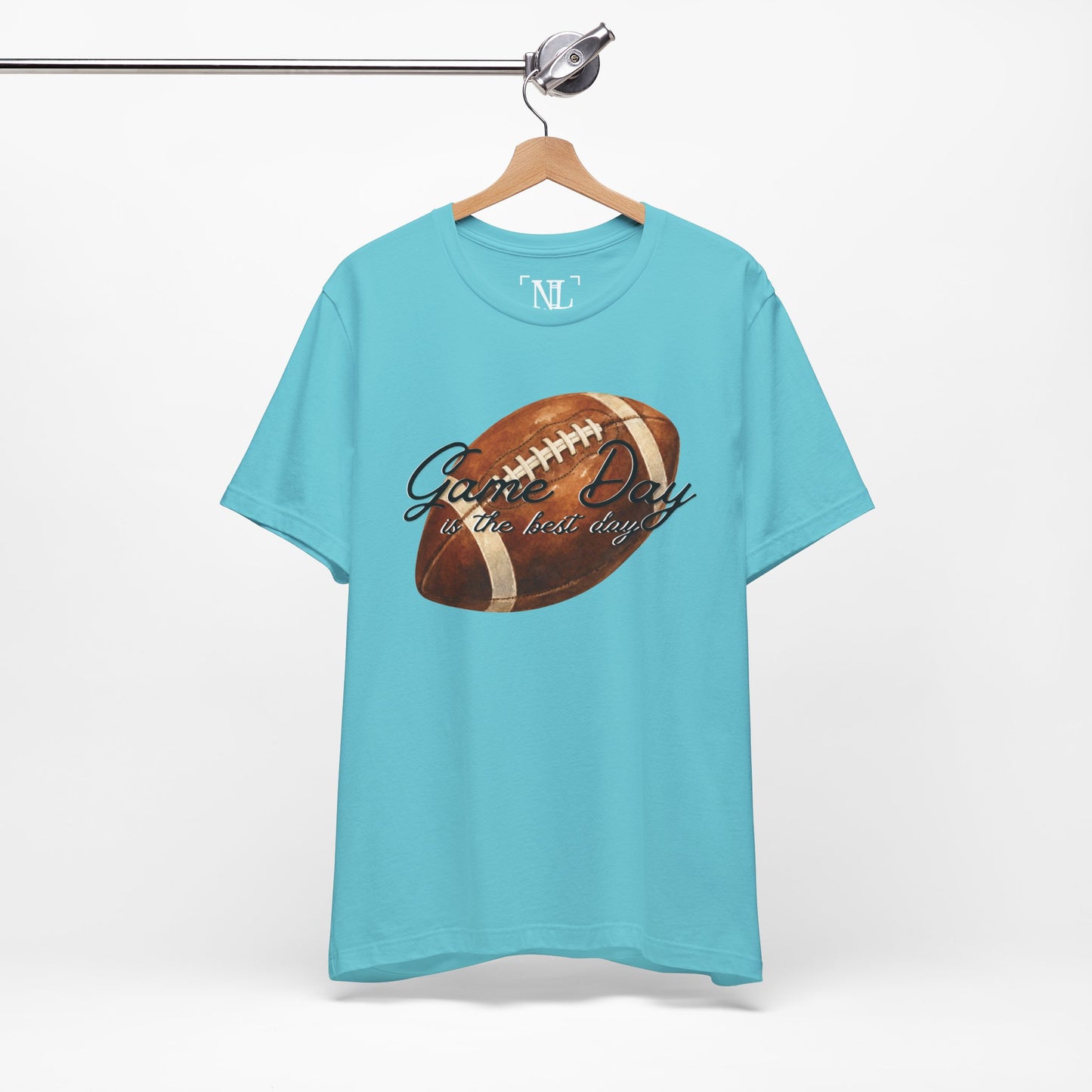 Game Day Football Tee — "Game Day is the best day" Vintage Football Shirt