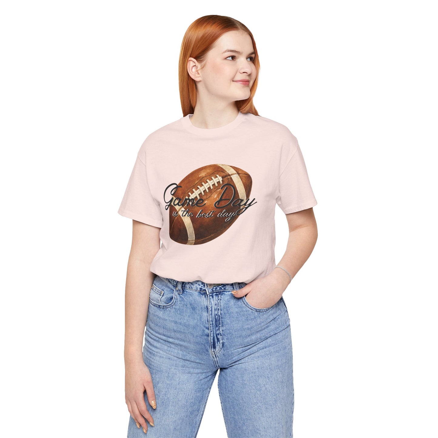 Game Day Football Tee — "Game Day is the best day" Vintage Football Shirt