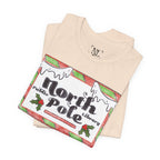 North Pole Library Short Sleeve Christmas Tee