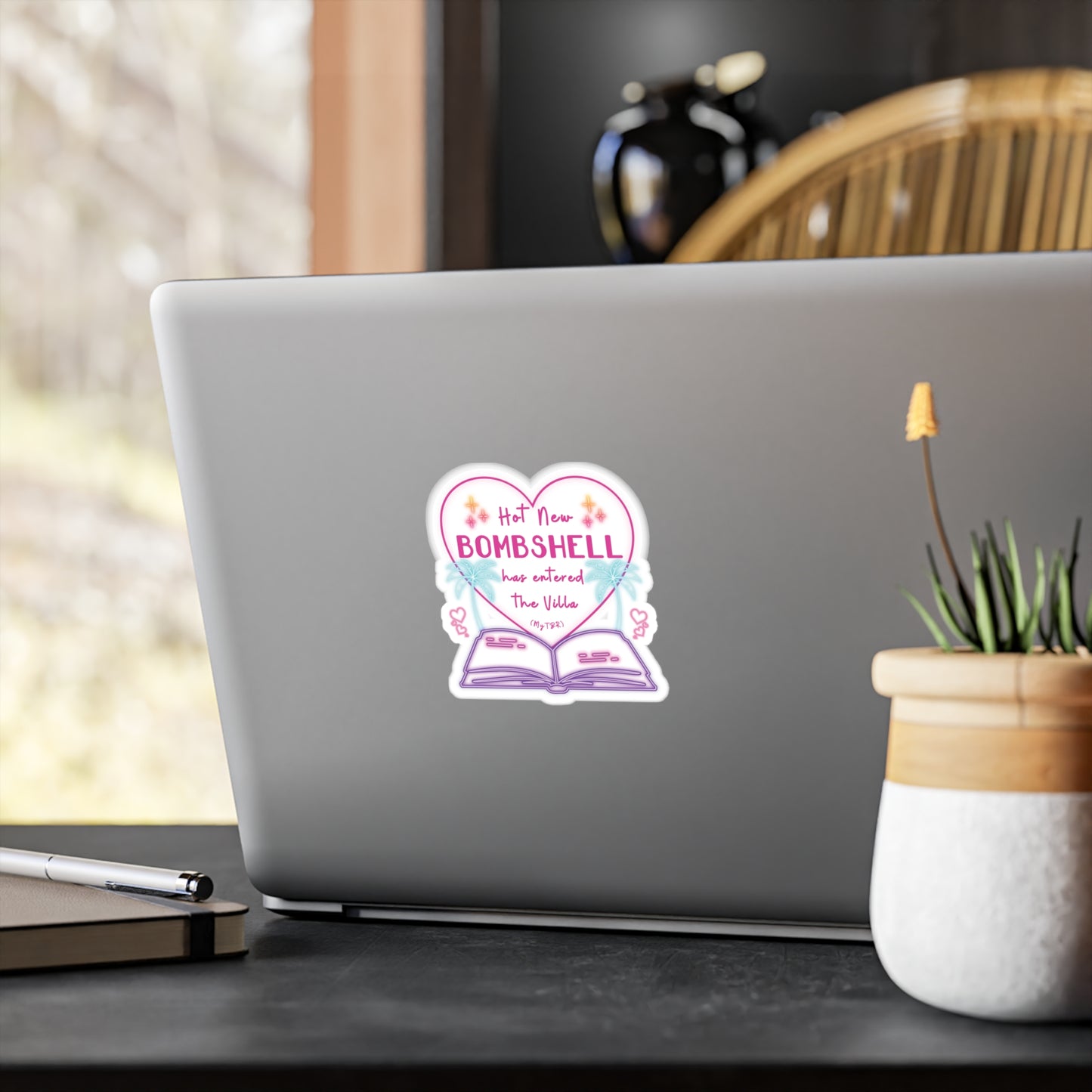 Hot New Bombshell Has Entered The Villa - Bookish Villa Inspired Sticker