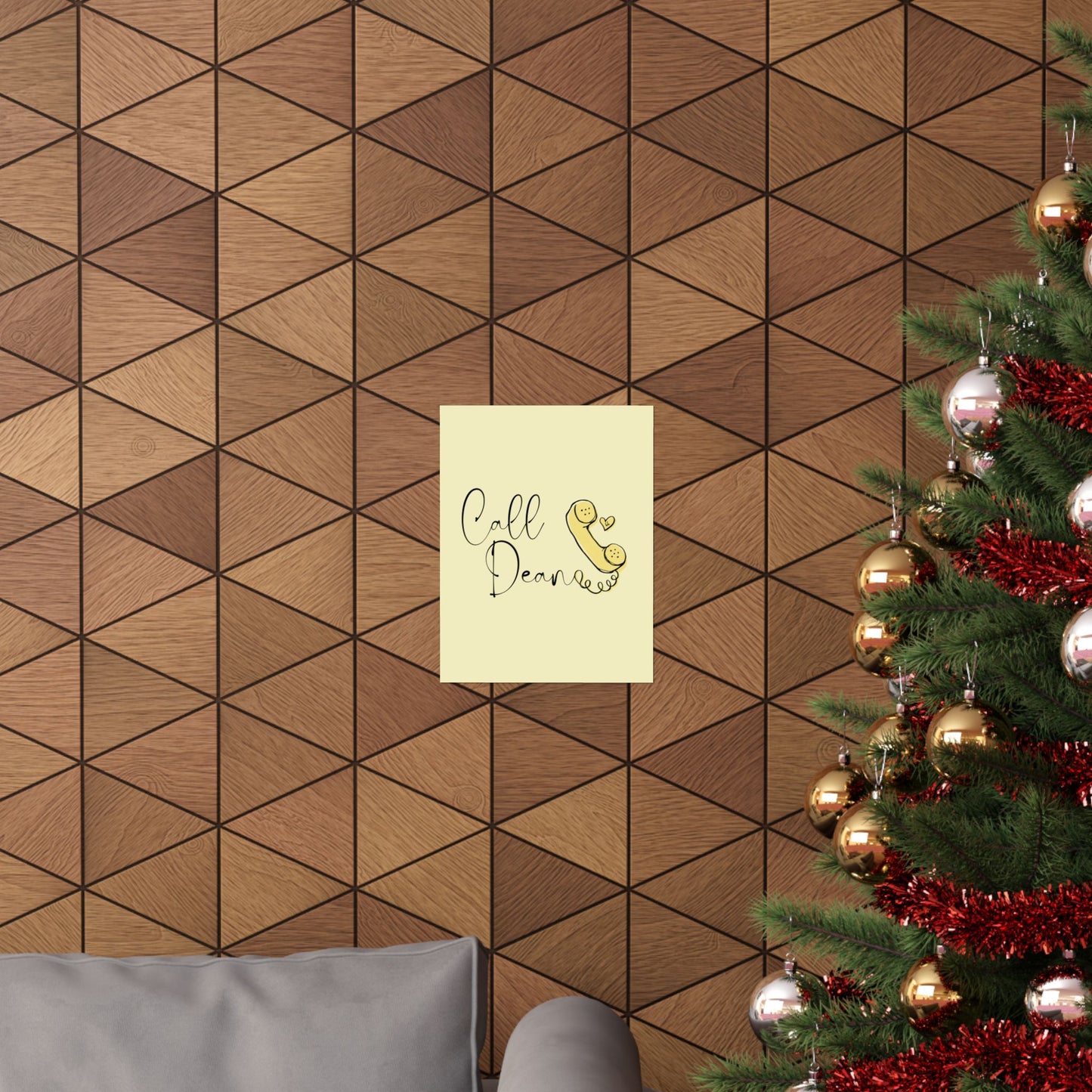 Call Dean - Hockey Romance Inspired Wall Art