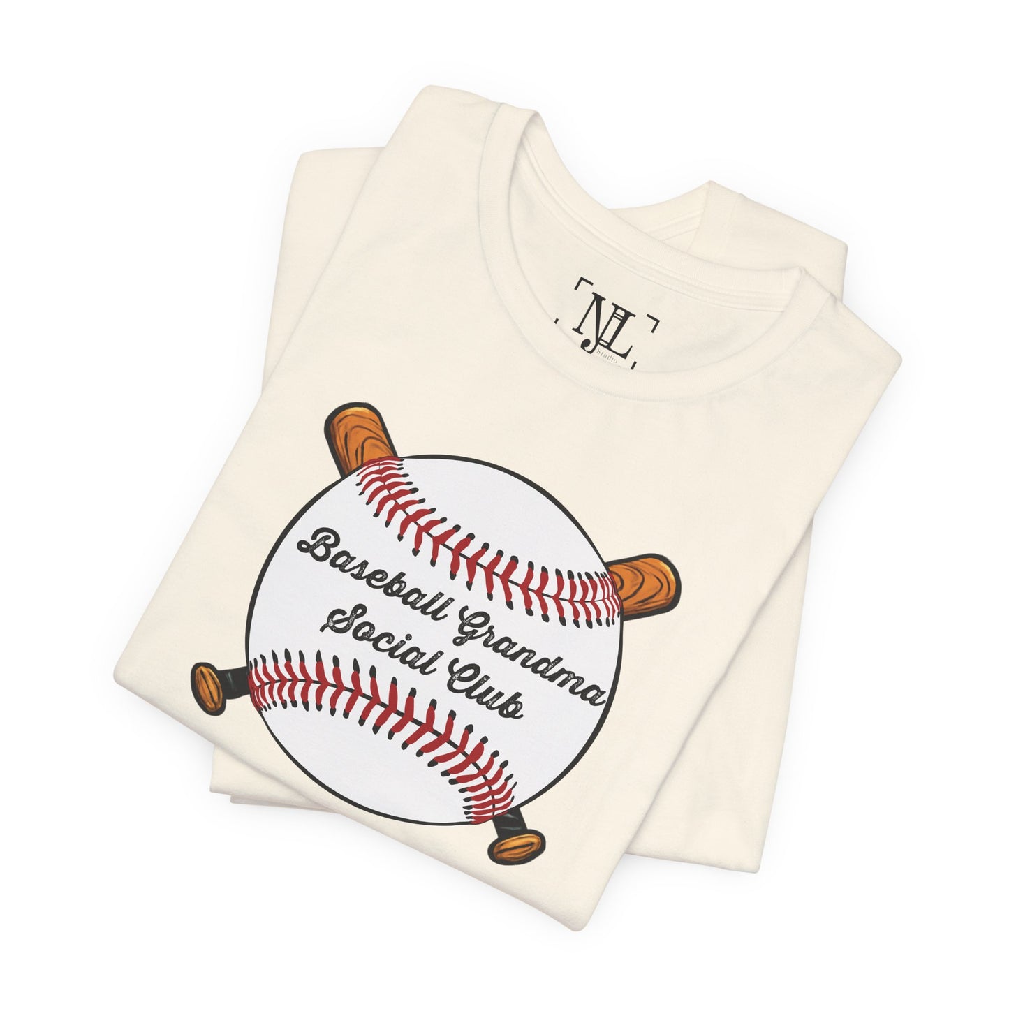 Baseball Grandma Social Club Tee — Women’s Baseball T-Shirt